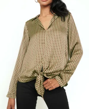 Tie Front Blouse