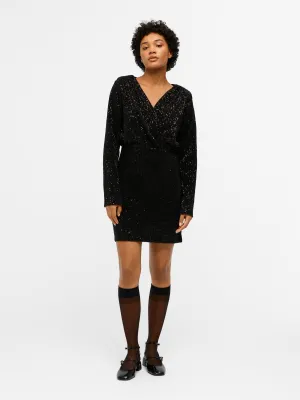 TULUA SEQUIN MINI DRESS (BLACK)
