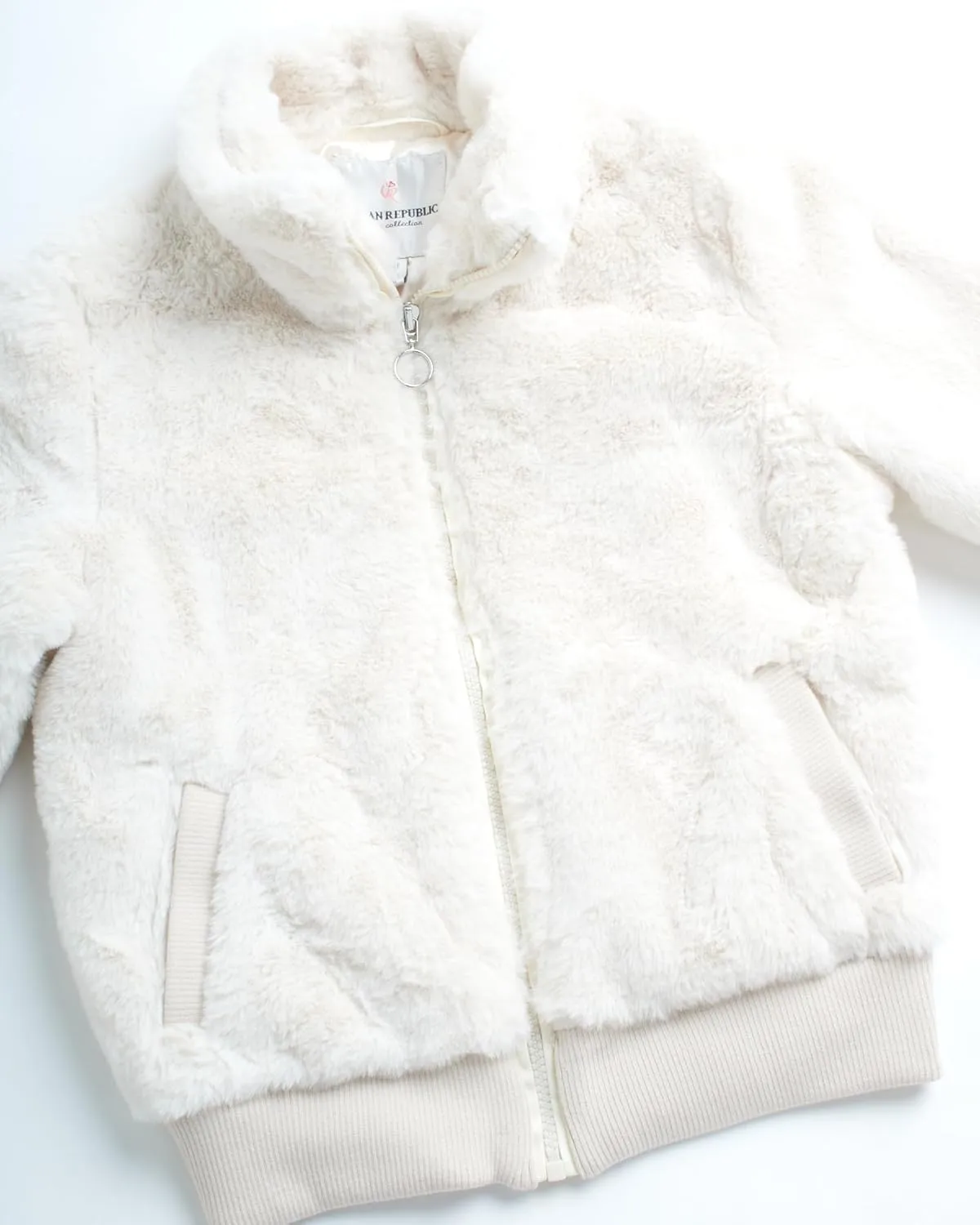 URBAN REPUBLIC Girls' Winter Coat - Zip Up Warm Plush Faux Fur Teddy Dress Coat and Bomber Jacket for Girls (Sizes: 4-16)