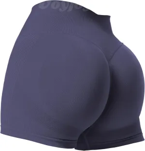 VOYJOY Women Workout Shorts 3.6" Scrunch Butt Lifting Gym Seamless Yoga Biker Shorts