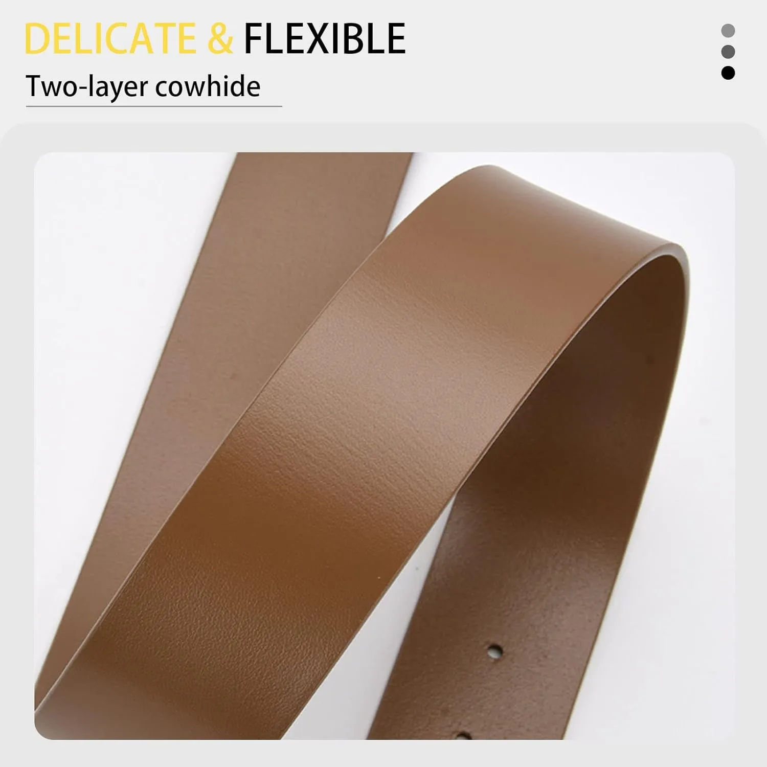 Women Wide Leather Belt Classic Solid Color Large Square Buckle Retro Cinch Belt High Waist Belt For Dress Overcoat