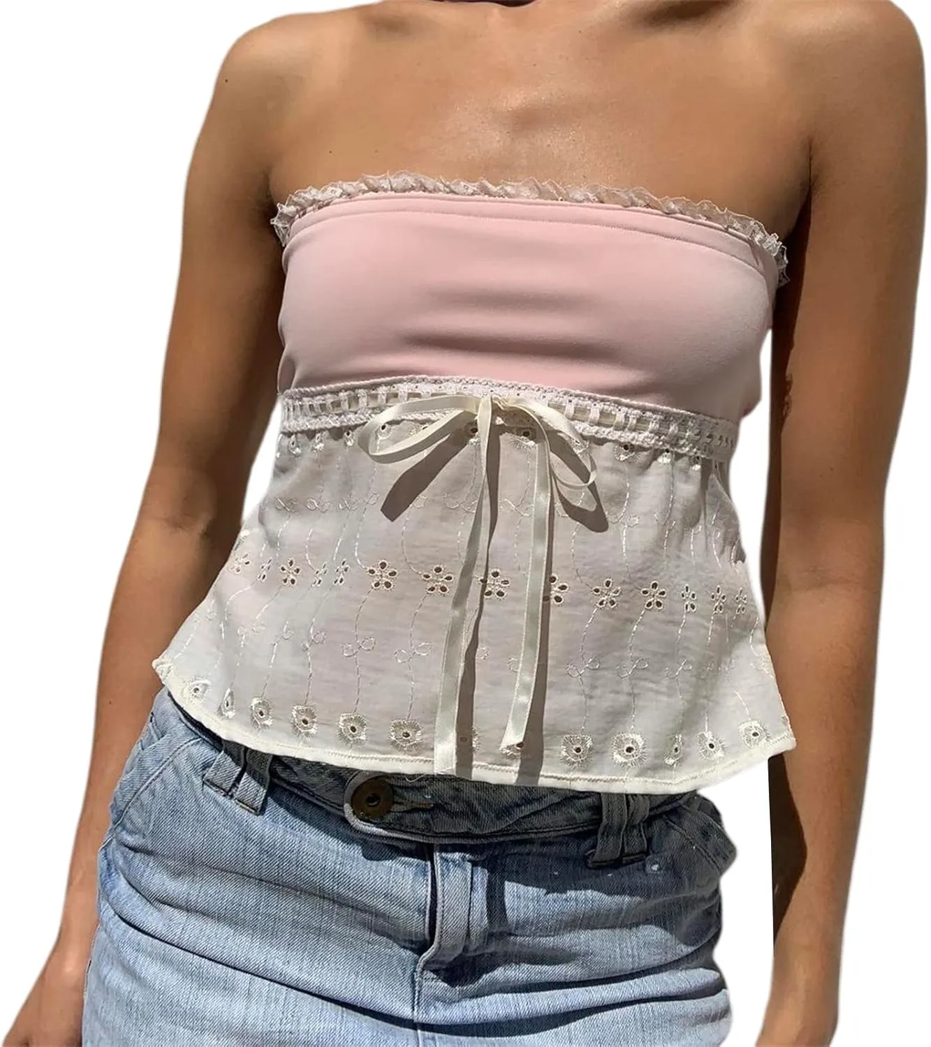 Women Y2k Tube Top