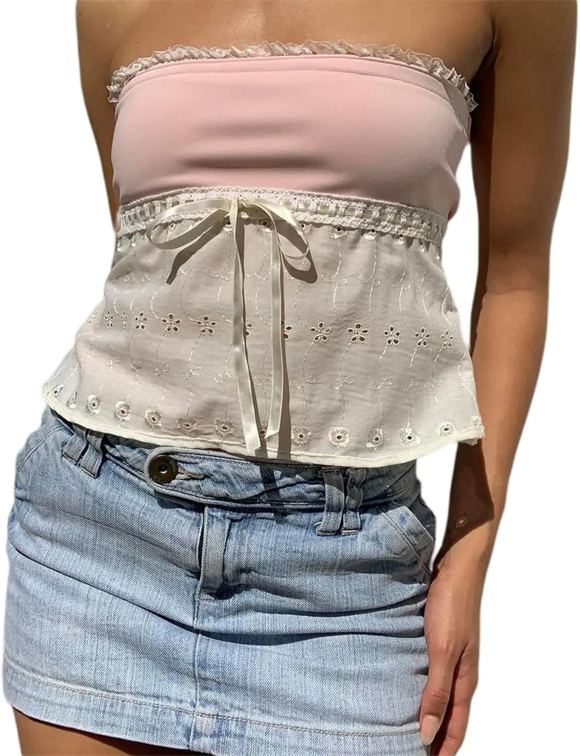 Women Y2k Tube Top