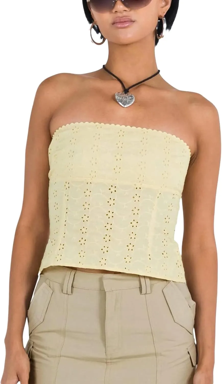 Women Y2k Tube Top