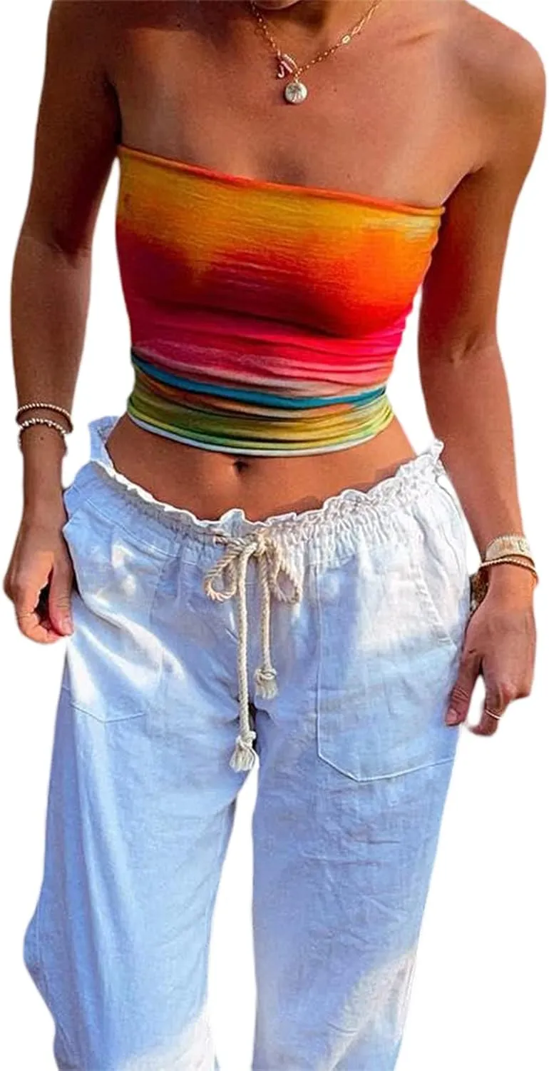 Women Y2k Tube Top