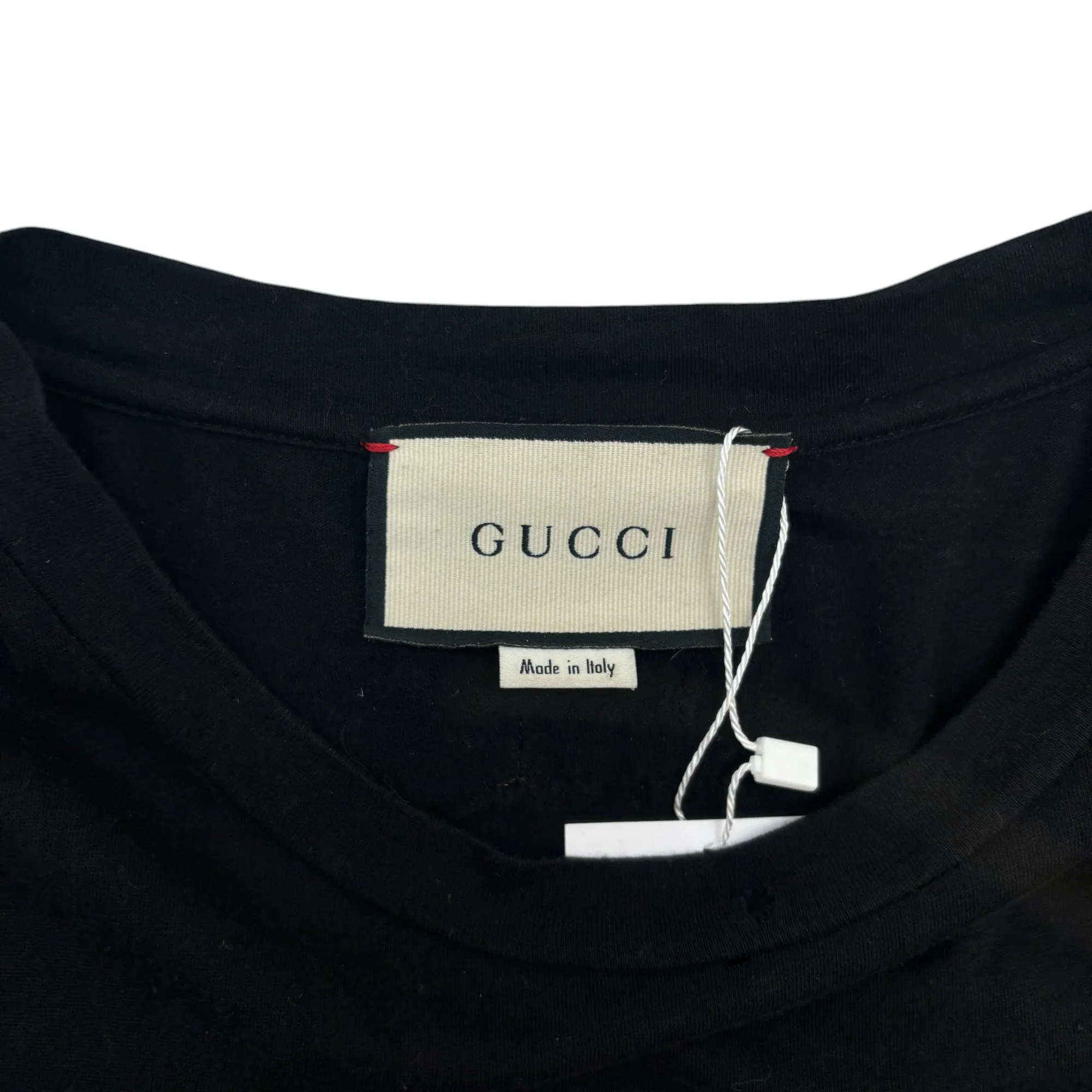 Women's Distressed Logo T-Shirt Black Size S